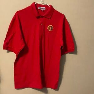 Jerzees Red Polo Shirt
